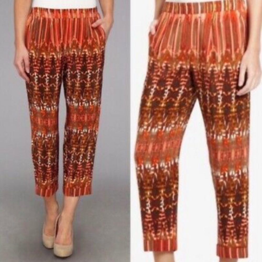 ✨NEW!✨ BCBG 100% Silk Saffron BECK Pants! LUXURY DYT Type 3! Dressing Your Truth